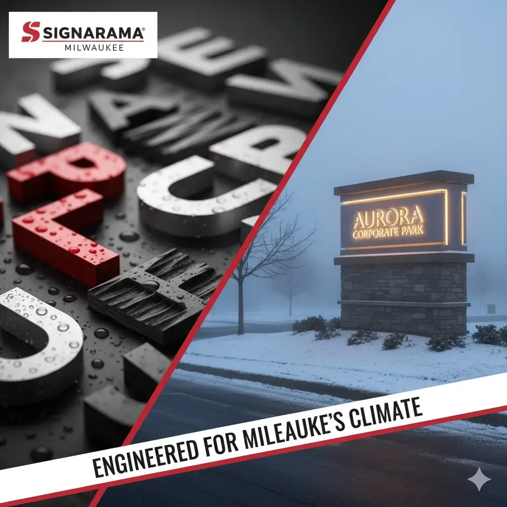Materials for Exterior Signs in Milwaukee